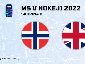 Online prenos: Nórsko - Veľká Británia dnes na MS v hokeji 2022  