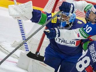 VIDEO: Pozrite si zostrih zápasu Taliansko - Slovensko na MS v hokeji 2022