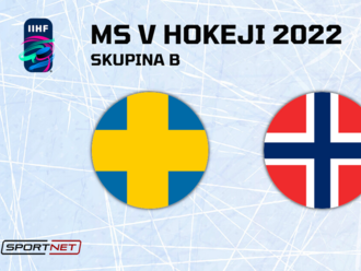 Online prenos: Švédsko - Nórsko dnes na MS v hokeji 2022  