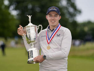 Golfista Fitzpatrick vyhrál US Open a slaví první major titul