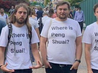 Wimbledon: Men wearing 'Where is Peng Shuai?' T-shirts confronted by security