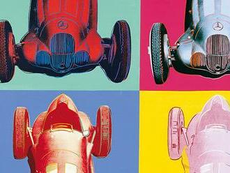 Autofotka týdne: Nedokončená série Warholových mercedesů je zas k vidění