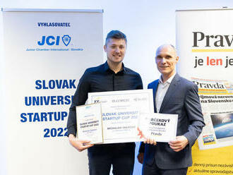 Absolútnym víťazom Slovak University Startup Cup 2022 sa stal Michal Takáč