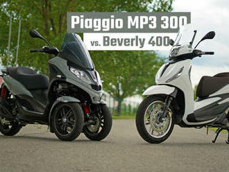 Test Piaggio MP3 300 vs. Beverly 400: dáva 3 kolesový skúter zmysel?