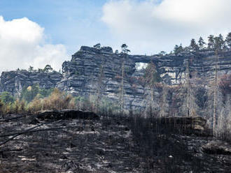 V okolí Pravčické brány a Bouřňáku se opět objevilo několik ohnisek
