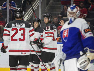Hokejisté Kanady na MS dvacítek deklasovali Slovensko 11:1