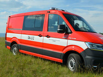Jednotka sboru dobrovolných hasičů obce Stebno využívá ke své činnosti dopravní automobil MAN TGE