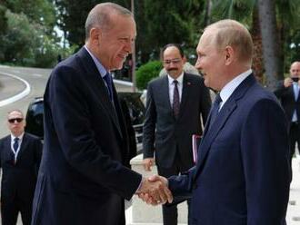 Putin sa v Soči stretol s Erdoganom, chcú posunúť úlohu Ruska a Turecka v regióne