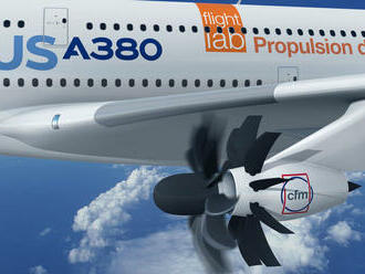 Revolučný propfan: Na Airbuse A380 testujú motory s otvorenými vrtuľami