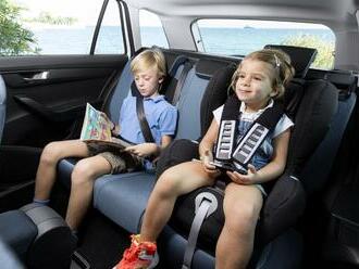 Srpen je nejrizikovější pro děti v autě