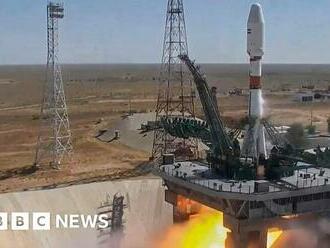 US officials concerned as Russia launches Iranian satellite