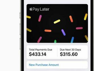 Apple umožní nakupovať na splátky. Predstavil službu Apple Pay Later