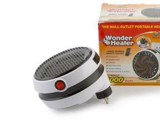 Wonder Heater zásuvkový ohrievač - 900 W biely + diaľkové ovládanie.