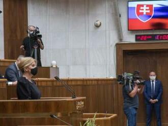 Prezidentka Čaputová vystúpi v parlamente so správou o stave republiky