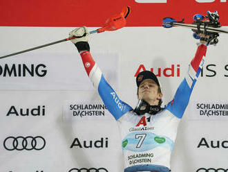 Prekvapujúci víťaz slalomu v Schladmingu. Francúz zaútočil zo 7. miesta