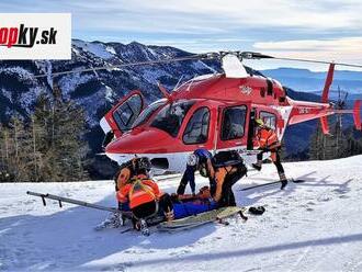 Záchranári horskej služby upozorňujú na preceňovanie schopností lyžiarov a snowboardistov