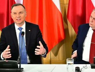 Zeman sa stretol s poľským prezidentom: Duda si neodpustil štipľavú poznámku o Babišovi!