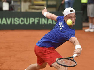 Boj českých tenistů o postup v Davis Cupu zahájí v Portugalsku Lehečka