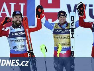 Pinturault slaví světové zlato v kombinaci, Zabystřana zastavil obtížný slalom