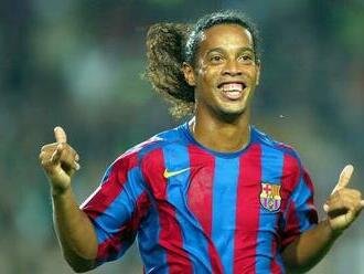 Ronaldinho si zahral v Kings League, na rozstrel sa mu nechcelo