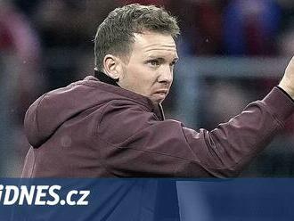 Bayern mění trenéra, píše německý tisk. Nagelsmanna má nahradit Tuchel
