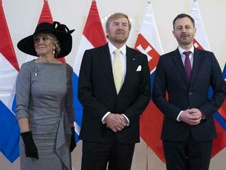 Heger sa v Bratislave stretol s holandským kráľovským párom, ocenil vzťahy medzi krajinami