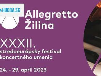 V apríli sa uskutoční 32. ročník stredoeurópskeho festivalu koncertného umenia Allegretto Žilina