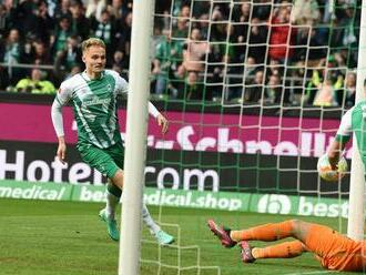 Hoffenheim uspel na pôde Werderu Brémy, Mönchengladbach iba remizoval