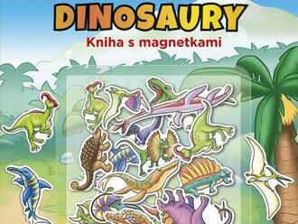 Kniha s magnetkami: Dinosaury