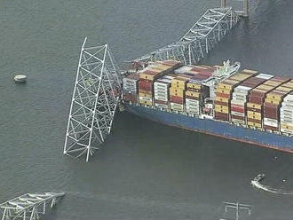 Úder automobilkám v Spojených štátoch. Zrútenie mosta v Baltimore uzavrelo kľúčový prístav