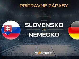 Slovensko – Nemecko hokej prípravné zápasy  : Program, výsledky, live prenos