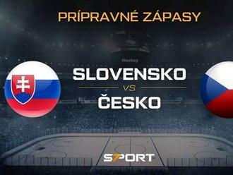 Slovensko – Česko hokej prípravné zápasy  : Program, výsledky, live prenos