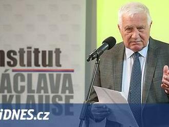 Exprezident Klaus nepovažuje dvacet let Česka v EU za úspěšné období