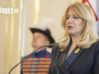 Prezidentka Čaputová podporuje občiansku zbierku na muníciu pre Ukrajinu
