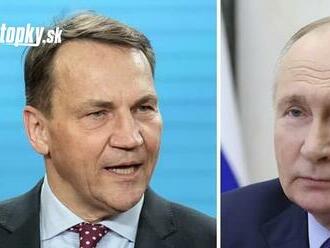 Poľský minister zahraničia varuje: Ak Putin vyhrá na Ukrajine, urobí to, čo Hitler s Československom!