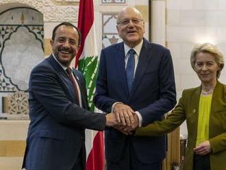 EÚ poskytne Libanonu jednu miliardu eur, Leyenová chce riešiť problémy s migráciou